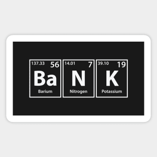 Bank (Ba-N-K) Periodic Elements Spelling Sticker